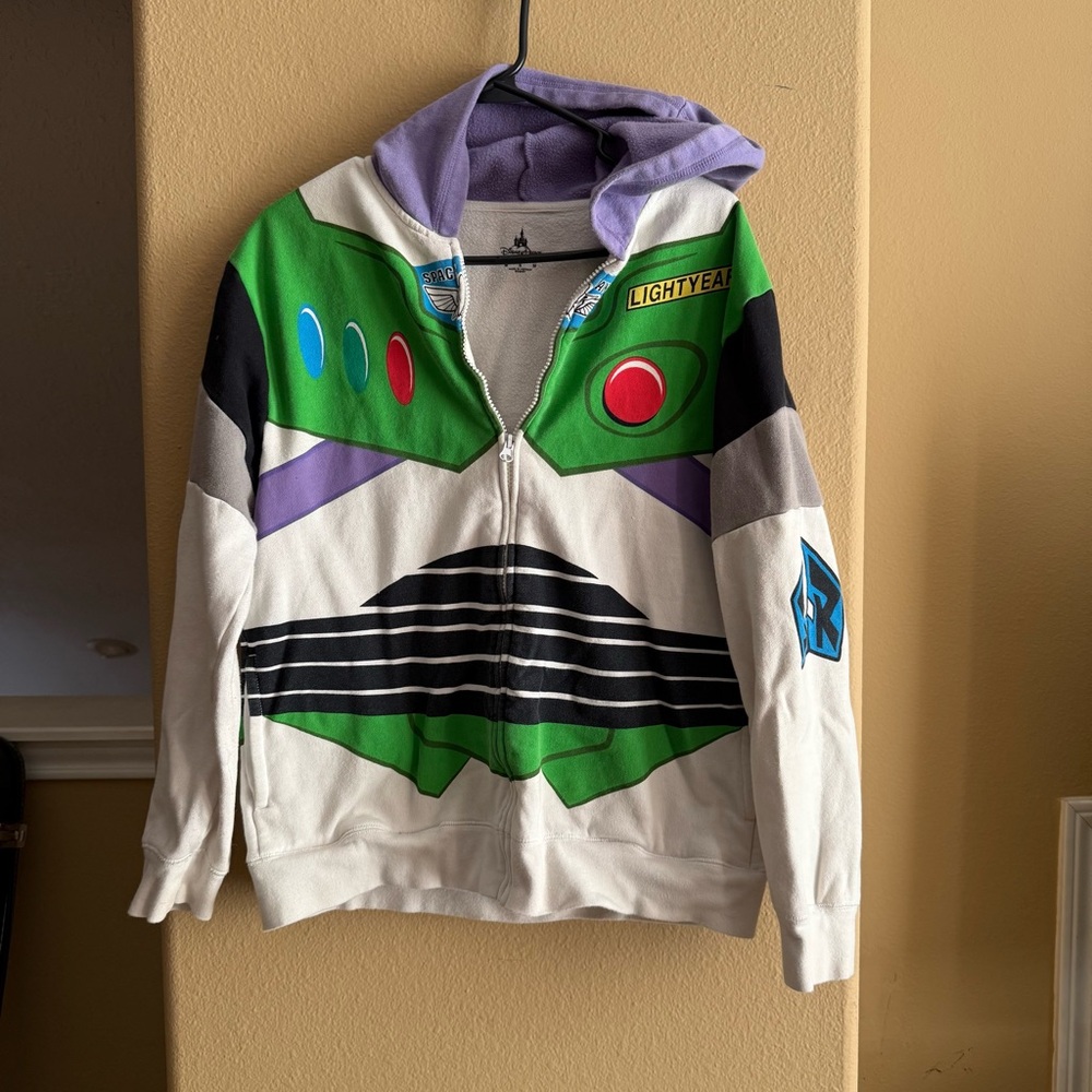 Disney Parks Cream and Purple Fleece
